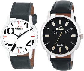 Radius Analog Premium Combo Pack Of 2 Watches For Men  Boy (R-41+50)