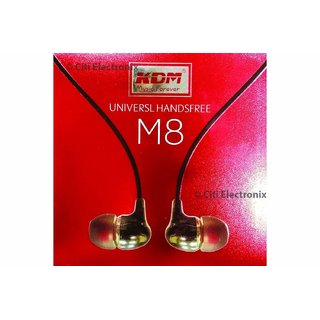 kdm m8 mini stereo earphones