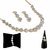 Kalavi Latest Design American Diamond Necklace Set Combo with Earrings for Women/Party wear Jewellery Set COMBO PACK