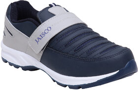 Smart Men Sport Navy Gray Slipon Running Shoes