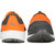 Smart Men Gray Orange Slip On Running Sport Shoes