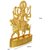 Gifts  Decor Zinc Gold Plated Goddess Maa Durga Idol (7 cm x 4.5 cm x 1 cm, Gold)