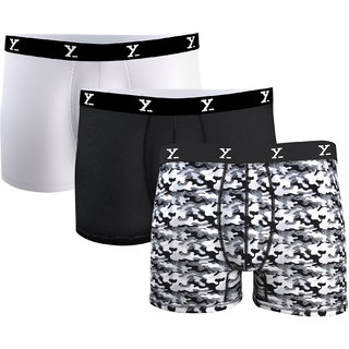XYXX MEN'S MICRO MODAL TRUNK(PACK OF 3)