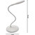 Flexible, Rechargeable LED Table Lamp - Table Lamp for Study - Touch Dimmer - RL 9999, White