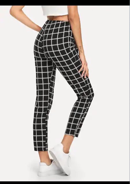 Best checked trousers for women  Stylish checked trousers