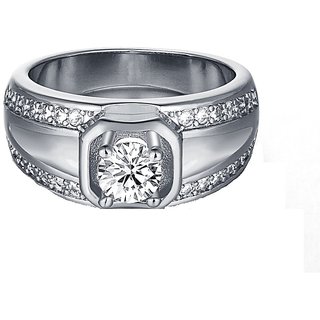 Buy RM Jewellers 92.5 Sterling Silver American Diamond Lovely Stylish ...