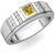 RM Jewellers 92.5 Sterling Silver American Diamond Stylish Awesome Ring for Men