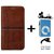back Flip Cover For  Samsung Galaxy S6 edge (DARK BROWN) With Mini MP3 Player