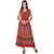 Uniqchoice Women's Jaipuri Traditional Multicolor Printed Dress