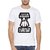 Dropped In Georgopol PUBG  Printed   Trendy  Round / Crew Neck Men's White Printed T-Shirt