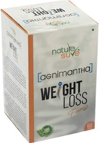 Nature Sure Agnimantha Weight Loss Formula for Men and Women  1 Pack (1x60 Capsules)