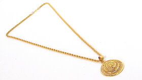 Golden New Pendent Chain Necklace