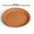 16 Inch Size Bottom Tray (for 20 inch Conical Shape Pot) Terracotta Color (Set of 5) - Minerva Naturals(16'' x 16'' x 2.