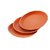16 Inch Size Bottom Tray (for 20 inch Conical Shape Pot) Terracotta Color (Set of 5) - Minerva Naturals(16'' x 16'' x 2.