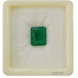                       Bhairaw gems 5.25 Ratti Natural Certified Colombian Quality Loose Precious Panna Gemstone                                              