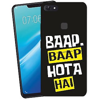                       Baap Baap Hota Hai Printed Hard Back Cover Case For Vivo y81                                              