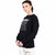 Kotty Women's Black Round Neck Sweatshirt