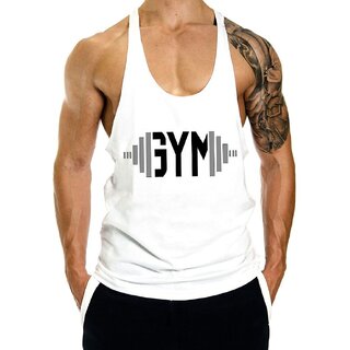                       The Blazze Men's Gym Cotton Bodybuilding Tank Tops Muscle Stringer                                              