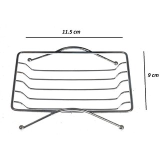 1Pc Rectangle Shape Stainless Steel Soap Dish Case/Soap Stand/Soap Holder for Bathroom and Kitchen