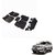 Auto Addict Car 3D Mats Foot mat Black Color for Toyota fortuner