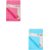 Polka Tots New Born Baby Mat Bed Protector Waterproof Sheet Reusable Absorbent Dry Sheet Rose Pink-Sky Blue Small (50 x 70 CM, Pack of 2)