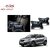 Auto Addict Dotted Black Neck Rest Cushion Pillow Set Of 2 Pcs For Volkswagen Jetta