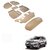 Auto Addict Car 3D Mats Foot mat Beige Color for Toyota fortuner