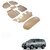 Auto Addict Car 3D Mats Foot mat Beige Color for Toyota Innova