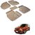 Auto Addict Car 3D Mats Foot mat Beige Color for Maruti Suzuki Alto K10