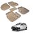 Auto Addict Car 3D Mats Foot mat Beige Color for Maruti Suzuki Alto