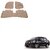Auto Addict Car 3D Mats Foot mat Beige Color for Honda Amaze
