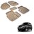 Auto Addict Car 3D Mats Foot mat Beige Color for Hyundai Santro Xing