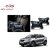 Auto Addict Dotted Black Neck Rest Cushion Pillow Set Of 2 Pcs For Ford Fiesta Classic