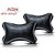 Auto Addict Dotted Black Neck Rest Cushion Pillow Set Of 2 Pcs For Ford Fiesta Classic
