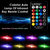 Multi Color RGB Parking Bulbs / Color Changing Parking Bulbs with Infrared Ray Remote Control