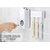 Touch Me Automatic Vacuum Toothpaste Dispenser With Toothbrush Holder (Toothbrush Holder),5Pieces white
