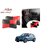 Auto Addict Square Red Black Neck Rest Cushion Pillow Set Of 2 Pcs For Audi Q3