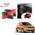Auto Addict Square Red Black Neck Rest Cushion Pillow Set Of 2 PcsFor Tata Tiago