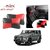 Auto Addict Square Red Black Neck Rest Cushion Pillow Set Of 2 Pcs For Mercedes Benz G-Class