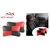 Auto Addict Square Red Black Neck Rest Cushion Pillow Set Of 2 Pcs For Maruti Suzuki Zen