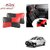 Auto Addict Square Red Black Neck Rest Cushion Pillow Set Of 2 Pcs For Maruti Suzuki Alto