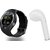 Style Maniac  Y1 BLUETOOTH WITH SIM CARD  SD CARD SUPPORT BLACK Smartwatch  Apple Wireless Earbuds Bluetooth Headset