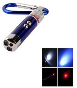 Star Angel Multicolour Laser Pointer Hand Held 3 in 1 - LED Mini Flashlight Torch