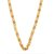 Goldnera Ethnic Real Gold Look Gold Plated Alike 30 Inches Ginni Chain Bridal/WeddingNecklace Design Combo With Earrings