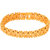 Goldnera Stylish Textured Gold Plated Men's Adjustable Bracelet