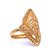 Gold Plated Adjustabele Pretty Designer Bridal Ring by GoldNera