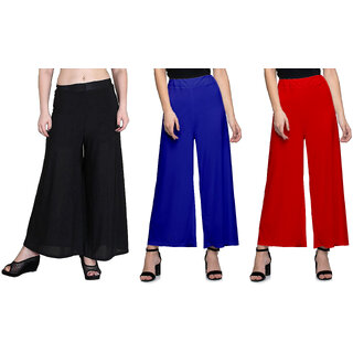 Lycra palazzo pants online shop