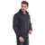 Urban Krew trendy detachable sleeve fur lined casual jacket UK - 026