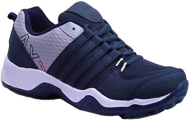 navy blue running shoes