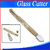Silver Tone  Oil Feed Gold  Anti slip Handle Blade Glass Cutter Tool